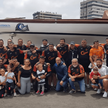 Nuestro bote, el Poeta Tomás Morales Clipper, gana el Trofeo Federación de Vela Latina Canaria