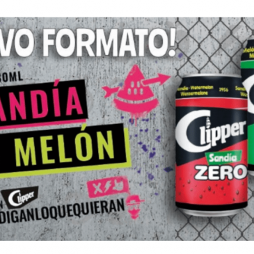 Ahora tu refresco Clipper de Sandía y Melón también en lata ¡Hola verano! #ElaboradoEnCanarias
