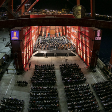 Ahembo, en el concierto ‘Madrid-Londres-Nueva York’ en la Boluda Maritime Terminal Las Palmas