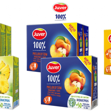 Vuelta al cole, con Zumos Juver más sostenibles, ecológicos y libres de plásticos
