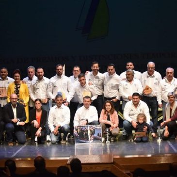 El Poeta Tomás Morales Clipper, gran protagonista de la entrega de trofeos de la temporada de Vela Latina Canaria