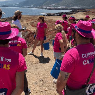 Clipper vuelve a dejar huella en la costa de Daute con una gran jornada de limpieza junto a voluntarios y entidades locales
